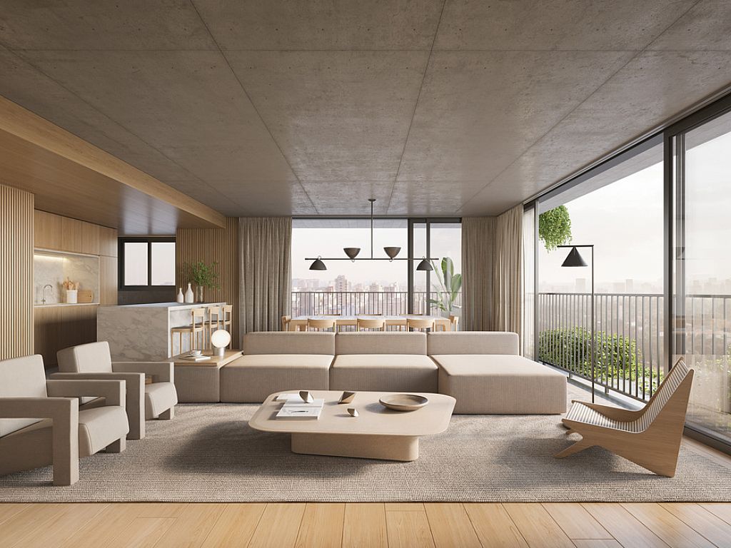 Faria Santos - Apto Tipo - Living