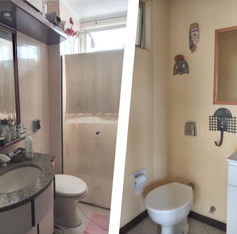 Banheiro social e lavabo